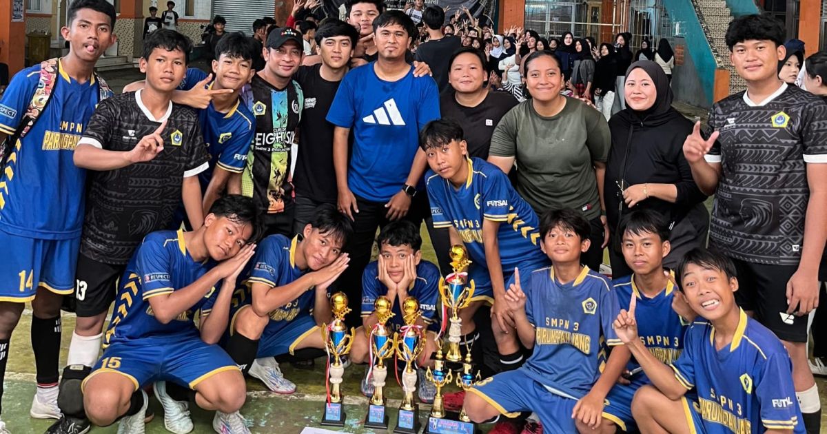 SMPN 3 Parungpanjang Juara 1 Futsal 2026, Dinas Pendidikan Bogor Dukung Pembinaan Olahraga
