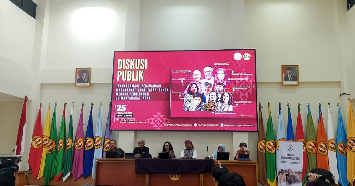 Koalisi Kawal RUU Masyarakat Adat Gelar Konsolidasi di Bandung, DPR Absen