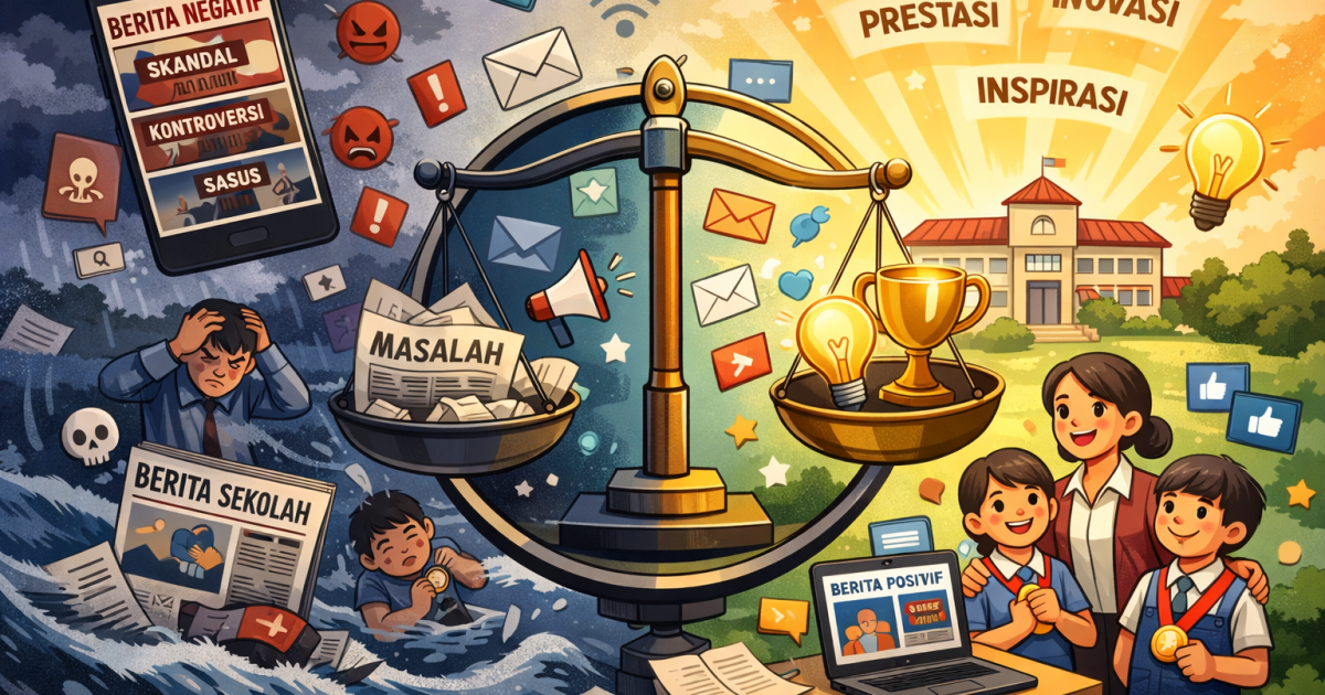 Ketika Berita Negatif Lebih Cepat Viral dari Prestasi Sekolah