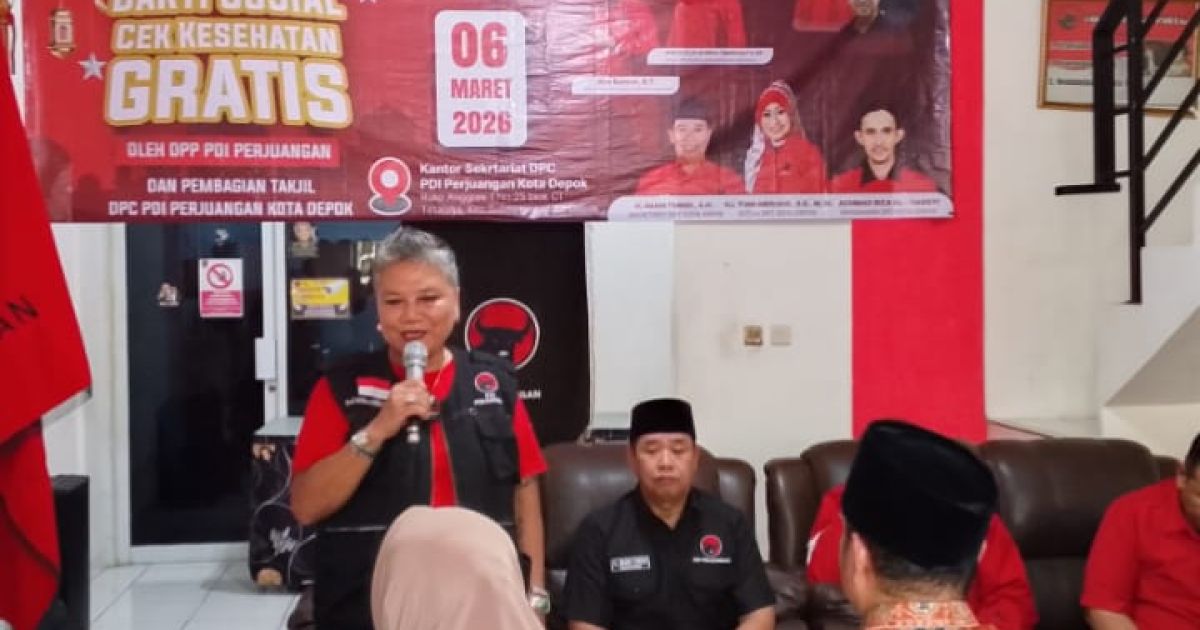 Ribka Tjiptaning Tegaskan Kesehatan Hak Dasar Warga, Gelar Pengobatan Gratis di Depok