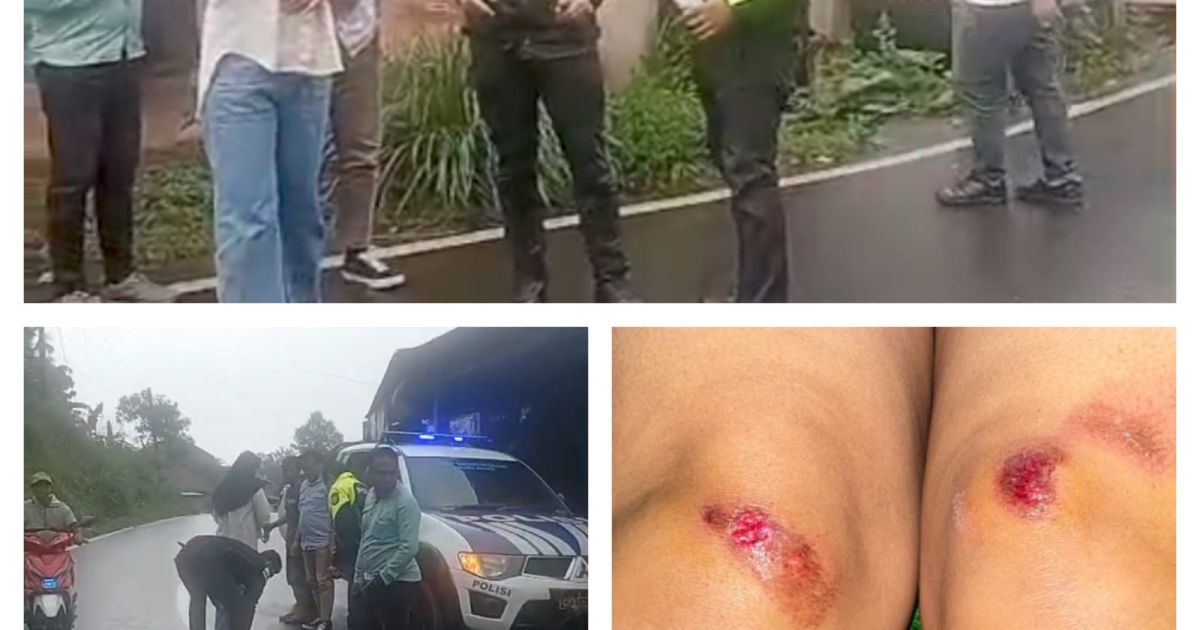 Kecelakaan motor dan minibus terjadi di Jalan Alternatif Sukamakmur, Bogor. Polisi mendalami kemungkinan adanya unsur pidana setelah pengemudi minibus meninggalkan lokasi kejadian