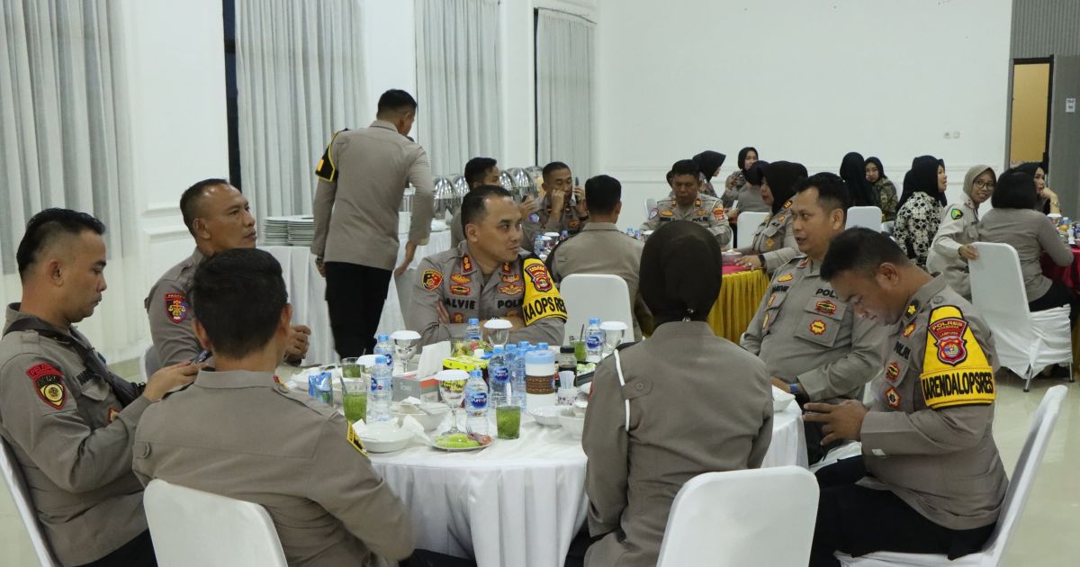 Polres Pesawaran Gelar Buka Puasa Bersama, Kapolres Tekankan Solidaritas Personel