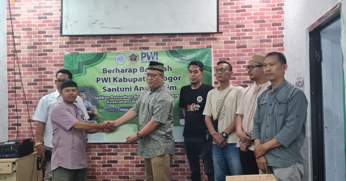 PWI Kabupaten Bogor Santuni Anak Yatim dan Bagikan Takjil, Pererat Kebersamaan di Bulan Ramadan