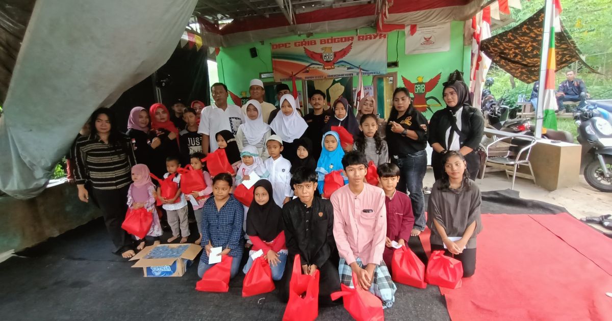 GRIB Jaya Bogor Berbagi Kebahagiaan dengan Anak Yatim di Ramadan