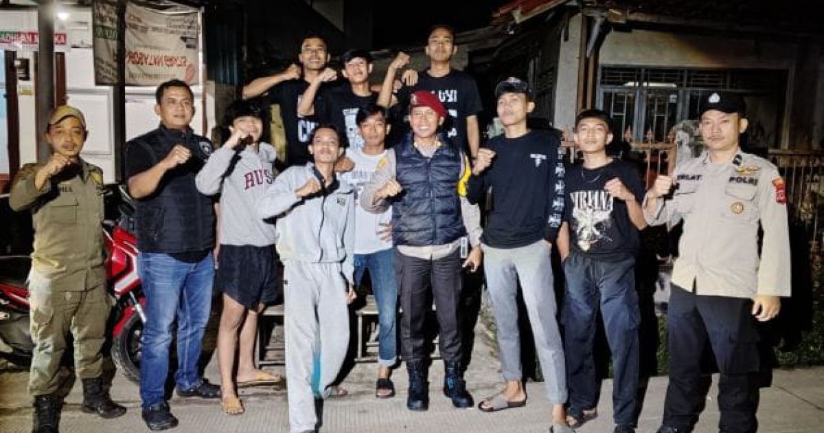 Patroli Hingga Dini Hari, Kapolsek Nanggung Perkuat Pengamanan C3 di Wilayahnya