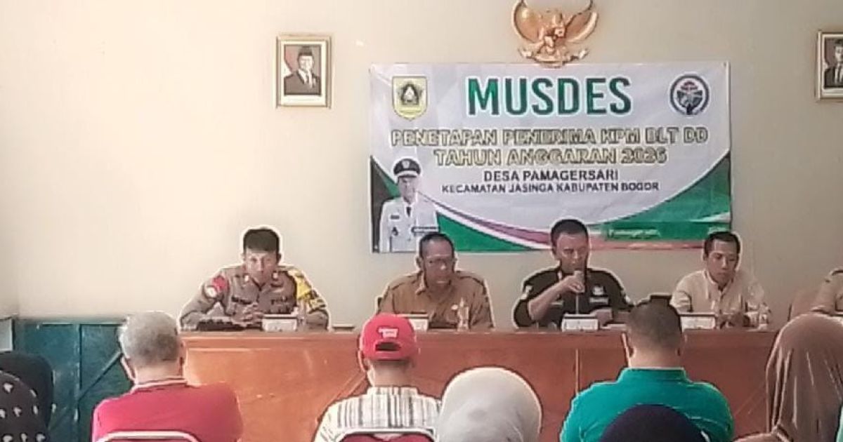 Musdes Pamagersari Tetapkan BLT DD 2026, Warga Dilibatkan Secara Terbuka