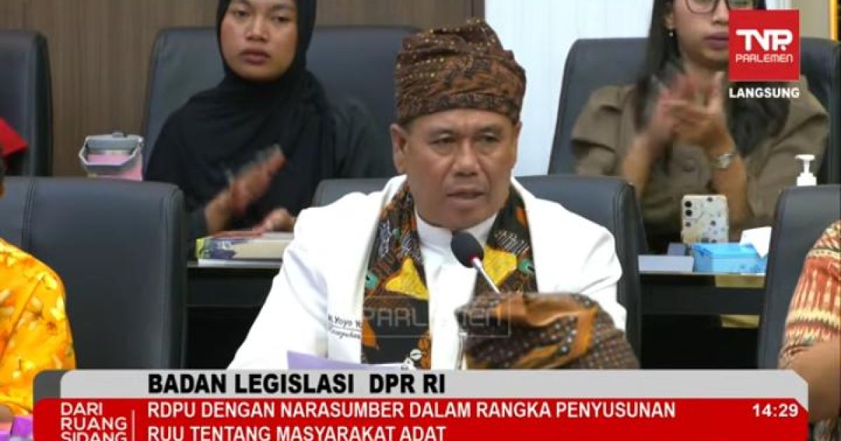 Desakan RUU Masyarakat Adat Menguat di DPR, Kasepuhan Cisitu: Ketahanan Pangan Sudah Kami Buktikan