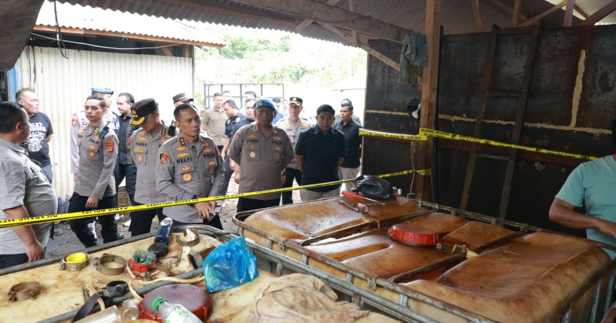 Polda Lampung Bongkar Sindikat BBM Ilegal di Pesawaran, Kerugian Negara Ditaksir Rp160 Miliar