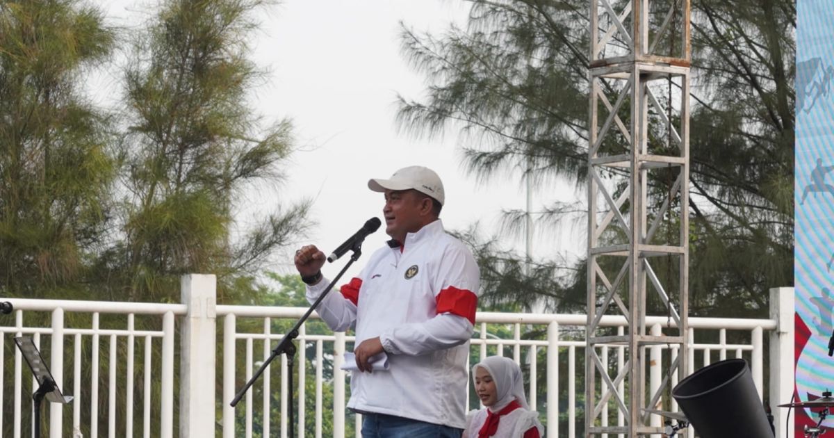 Gambar: Bupati Bogor Rudy Susmanto. Kabupaten Bogor akan dibangun sport center terbesar di dunia di Rancabungur. Proyek ini diproyeksikan dorong ekonomi, UMKM, dan lapangan kerja.
