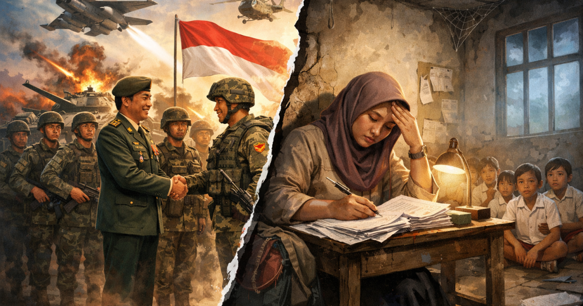 Negara Takut Tanpa Tentara, Tapi Berani Mengabaikan Guru