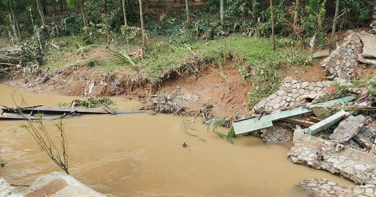 5 Jembatan Putus Diterjang Banjir Jasinga, Warga Terisolasi