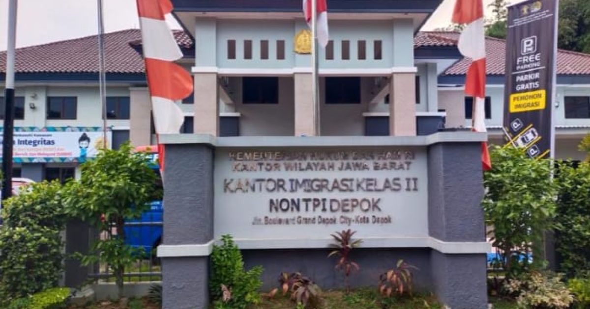 WNA Asal Inggris Meninggal di Ruang Detensi Imigrasi Depok, Pemeriksaan Masih Berlangsung