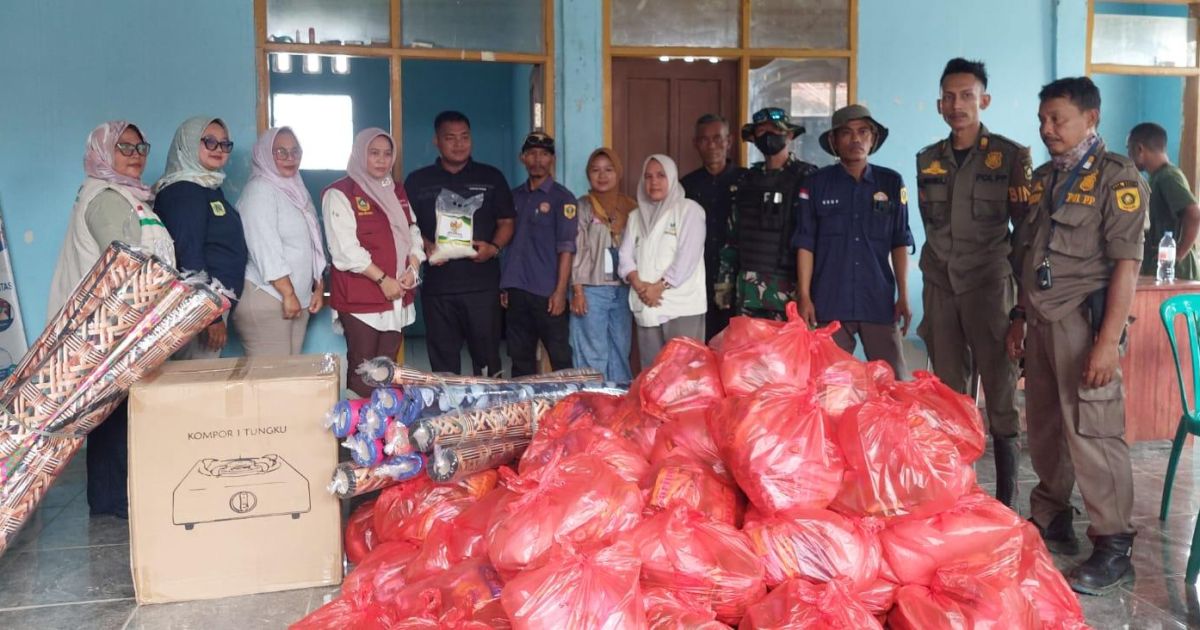 PT ANTAM Pongkor Salurkan Bantuan Korban Banjir dan Longsor di Cigudeg