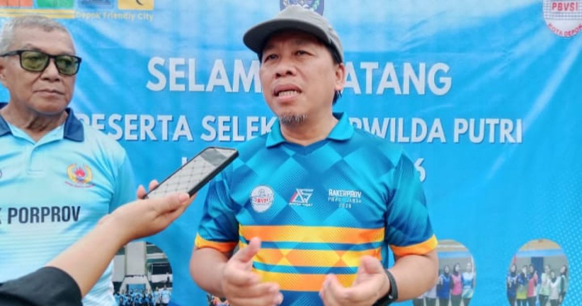 Bidik Juara Popwilda 2026, PBVSI Depok Saring 75 Atlet Voli Putri