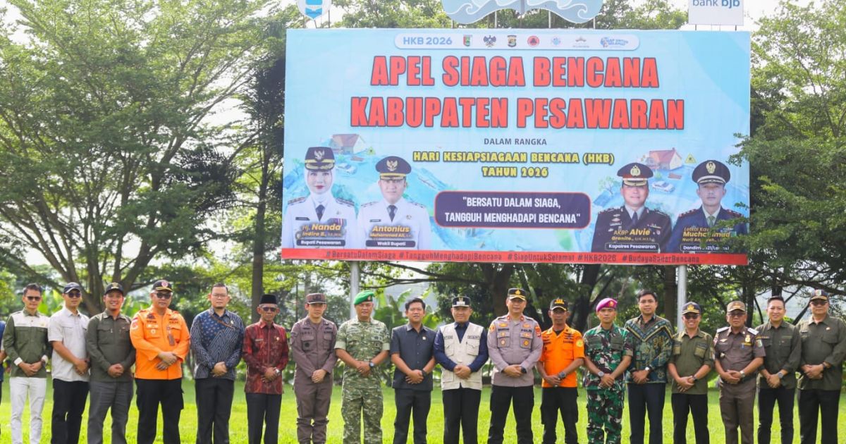 HKB 2026, Pesawaran Siaga! Wabup Tekankan Mitigasi Bencana Sejak Dini