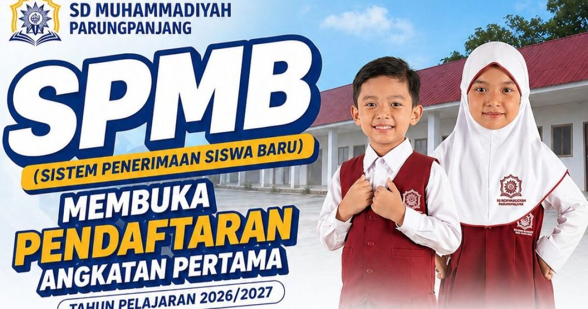 SD Muhammadiyah Parung Panjang Buka SPMB 2026/2027, Tawarkan Pendidikan Islami Berkarakter