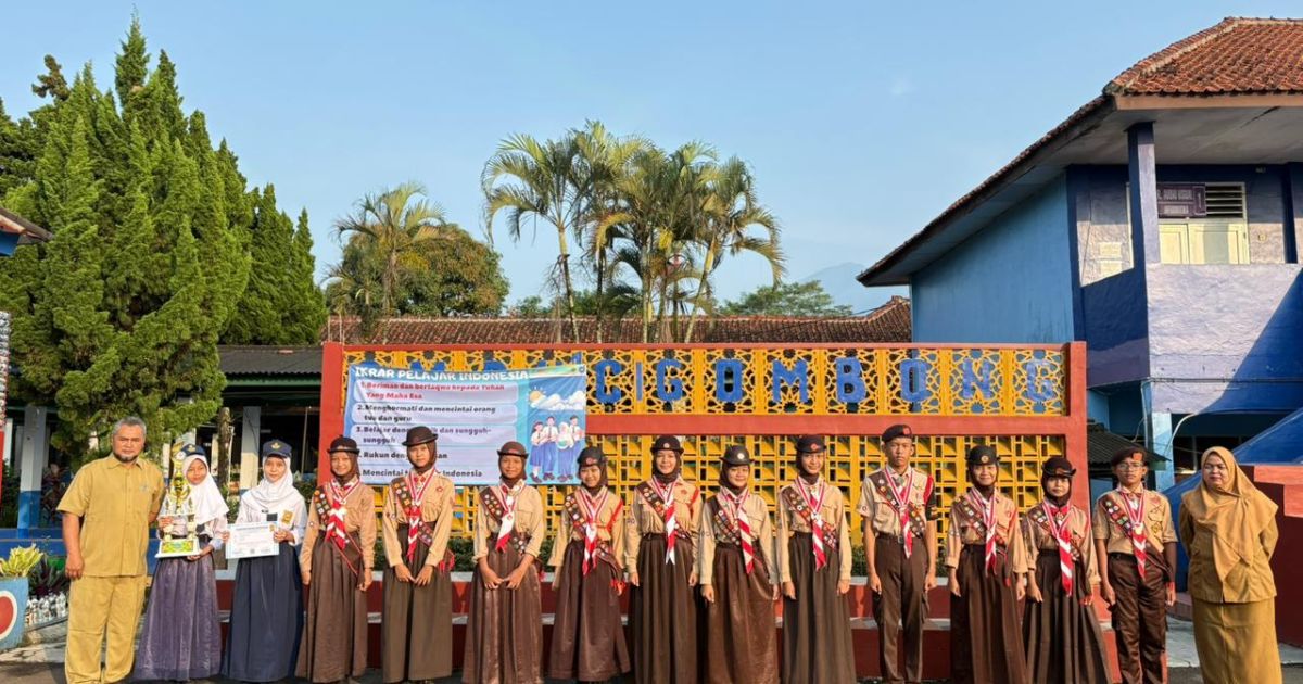 Hebat! 11 Siswa SMPN 1 Cigombong Raih Pramuka Garuda