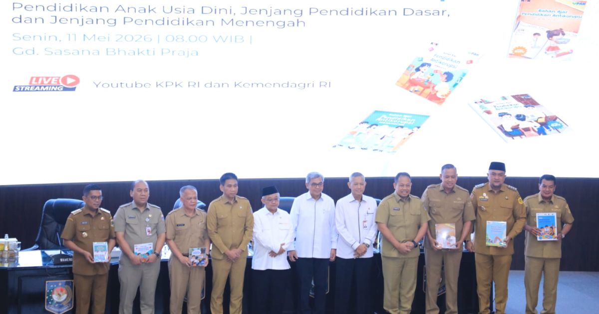 Rudy Susmanto Apresiasi Peluncuran Pendidikan Antikorupsi, Dukung Generasi Berintegritas Menuju Indonesia Emas 2045