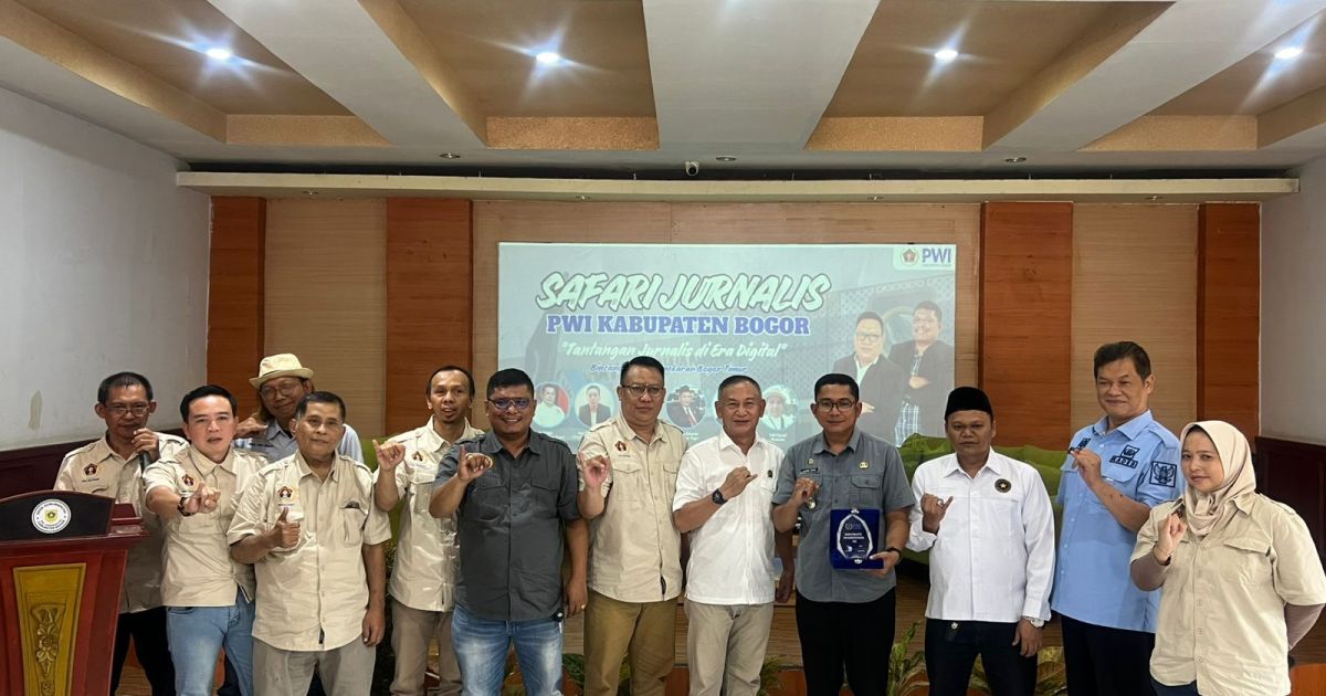 Persatuan Wartawan Indonesia (PWI) Kabupaten Bogor memulai rangkaian Safari Jurnalistik 2026 dengan menggelar kegiatan di Gedung Graha Mandiri, Desa Gunung Putri, Kecamatan Gunung Putri, Selasa (12/5/2026).