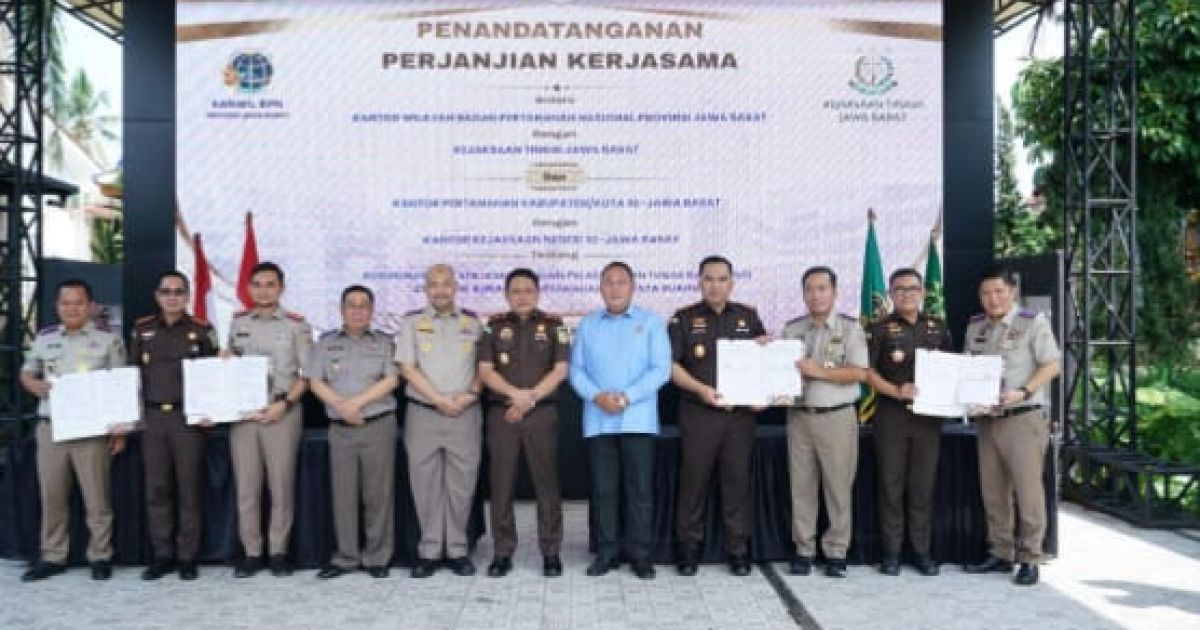 Kejaksaan Negeri Depok dan Kantor Pertanahan Kota Depok menandatangani kerja sama strategis untuk memperkuat penegakan hukum pertanahan dan pengamanan aset negara.