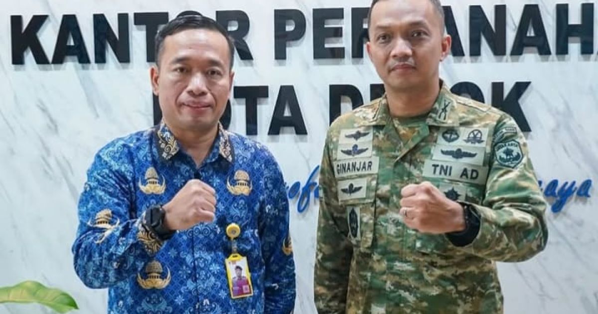 Kantah Kota Depok dan Kodim 0508 Perkuat Sinergi Jaga Kepastian Hukum Pertanahan