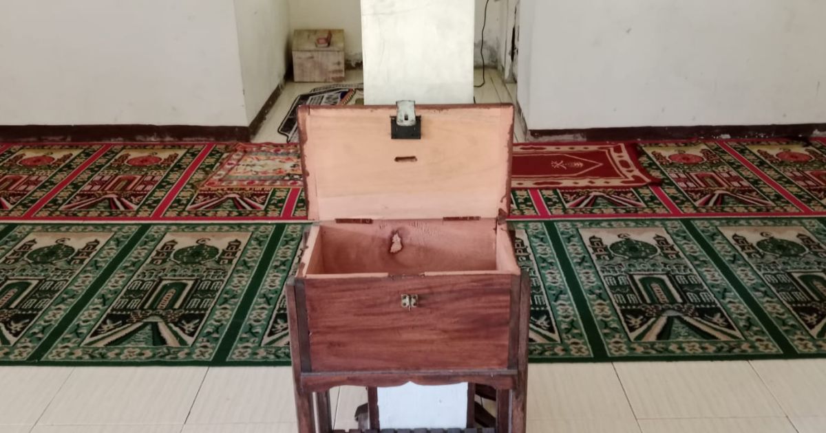 Maling Bobol Kotak Amal Mushola Babussalam, Dana Sosial Warga Raib