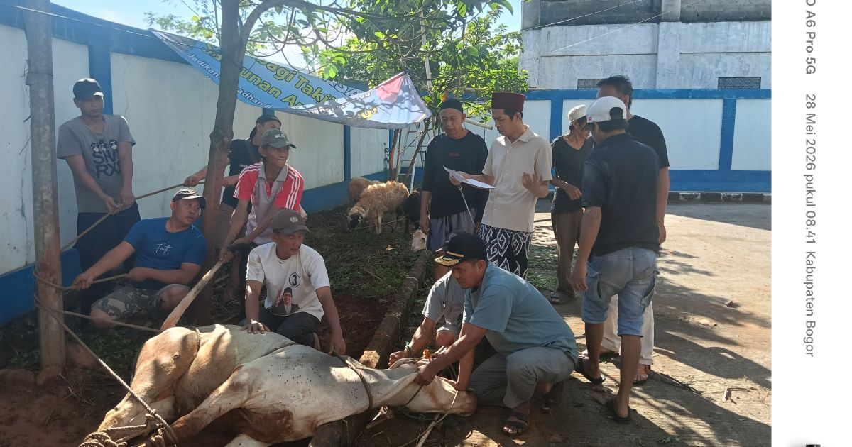 PWI Kabupaten Bogor Gelar Pemotongan Hewan Kurban Iduladha 1447 H