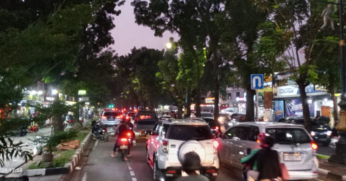 Dishub Sebut Parkir Liar Jadi Pemicu Kemacetan di Jalur Pakansari