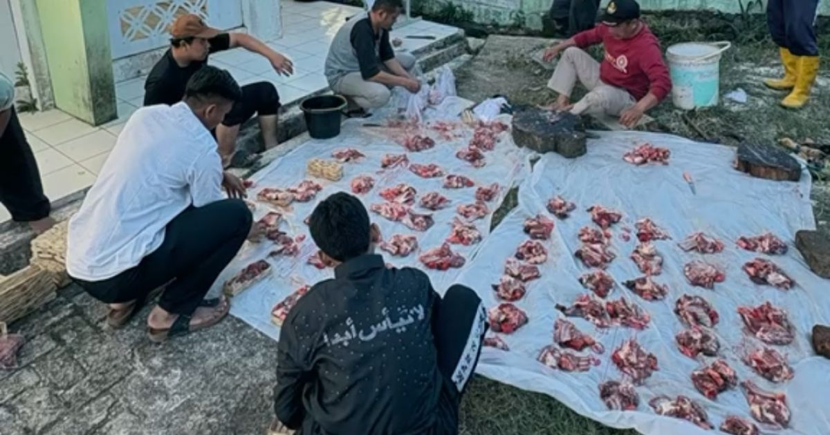 SMPN 2 Caringin kembali menggelar pemotongan hewan qurban Idul Adha 1447 H sebagai sarana pendidikan karakter, kepedulian sosial, dan penguatan nilai religius siswa.