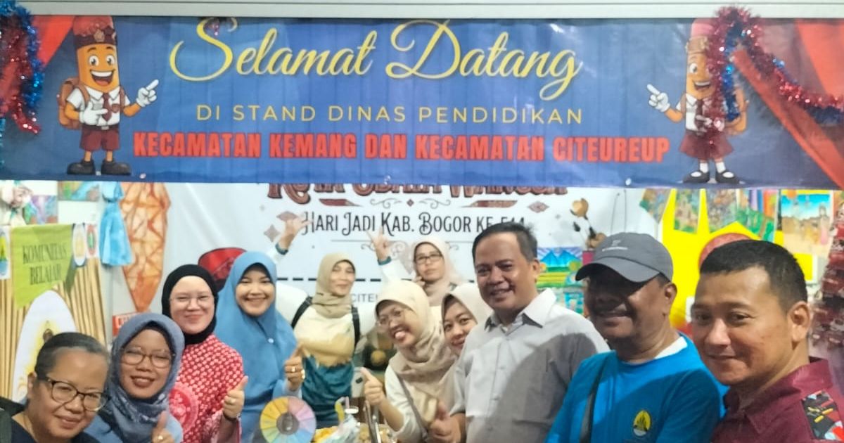 K3S Kecamatan Citeureup berpartisipasi dalam Bogor Fest 2026 rangkaian HJB ke-544 dengan memamerkan produk karya guru dan siswa serta menampilkan seni tari, borangan, dan nyanyi solo.
