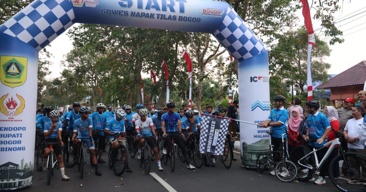 Gowes Napak Tilas Bogor Warnai HJB ke-544, Ratusan Peserta Susuri Jejak Sejarah hingga Malasari
