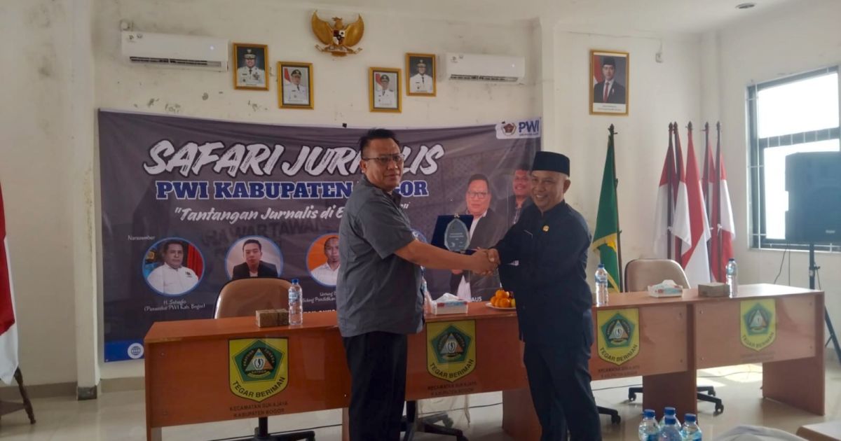 PWI Kabupaten Bogor Dorong Literasi Jurnalistik Melalui Safari Jurnalis di Sukajaya