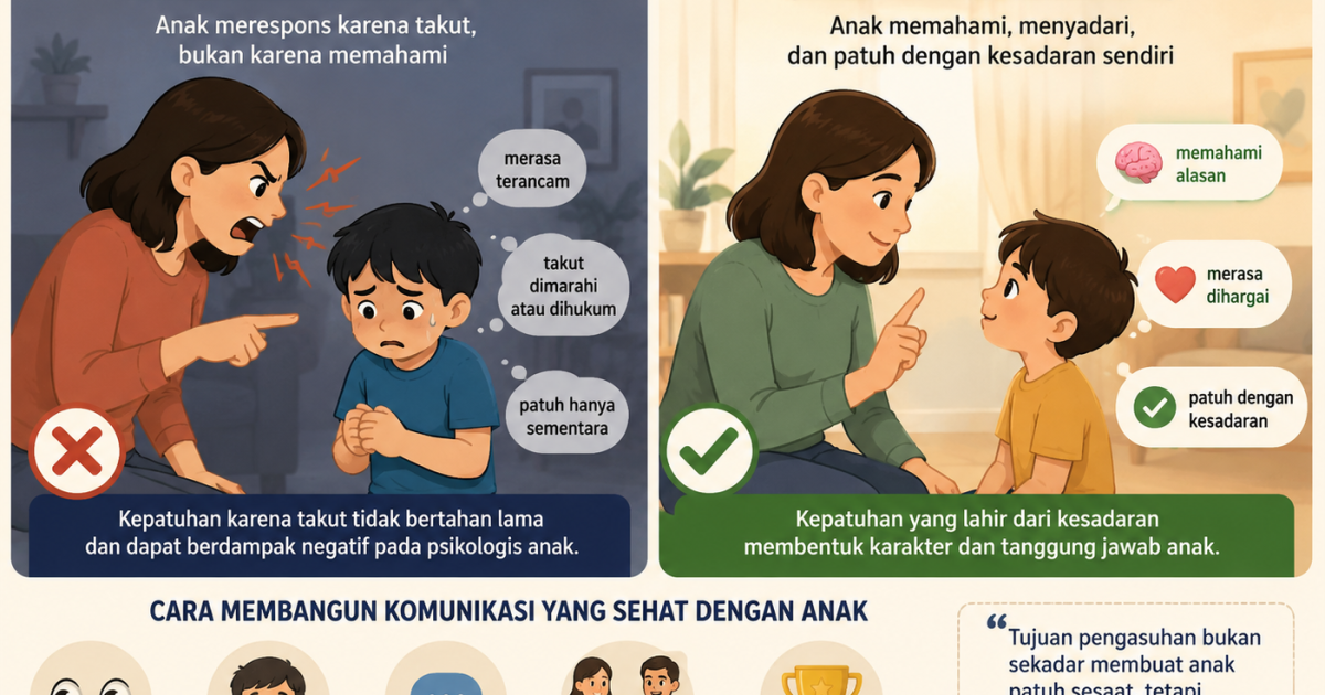 Mengapa Anak Lebih Patuh Saat Orang Tua Membentak? Ini Penjelasan Psikologis yang Perlu Dipahami