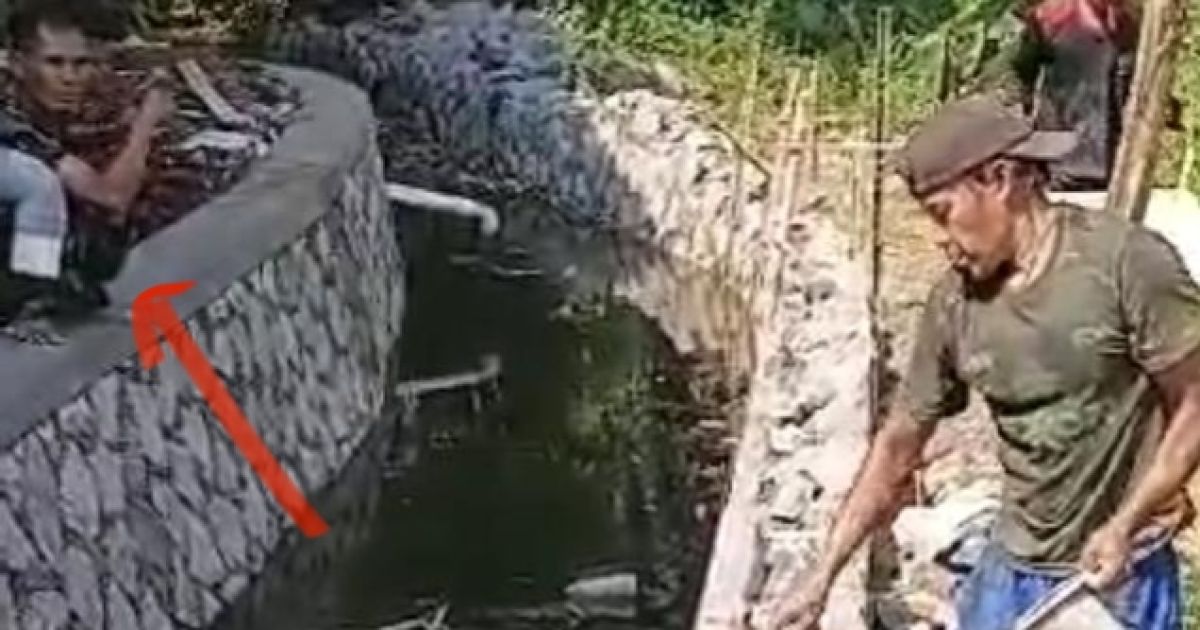 Mengaku Anggota TNI Saat Dikonfirmasi, Pria di Lokasi Proyek Irigasi Pakansari Tuai Tanda Tanya
