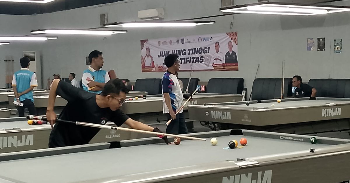 Semangat sportivitas dan kebersamaan mewarnai Turnamen Biliar Antar Satuan Kerja Perangkat Daerah (SKPD) Bupati Cup 2026 yang digelar Pemerintah Kabupaten Bogor di Ninja Billiard, Cibinong Square, Selasa (9/6/2026).