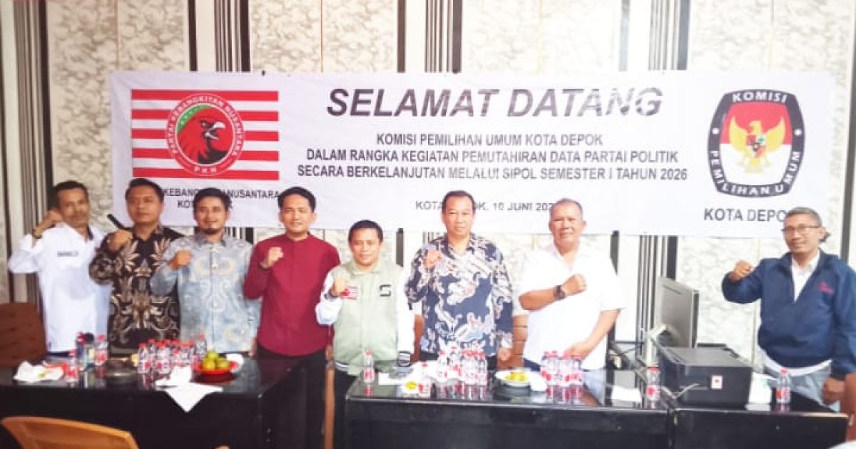 KPU Depok Sambangi PKN, Bahas Verifikasi dan Kesiapan Partai Jelang Pemilu 2029