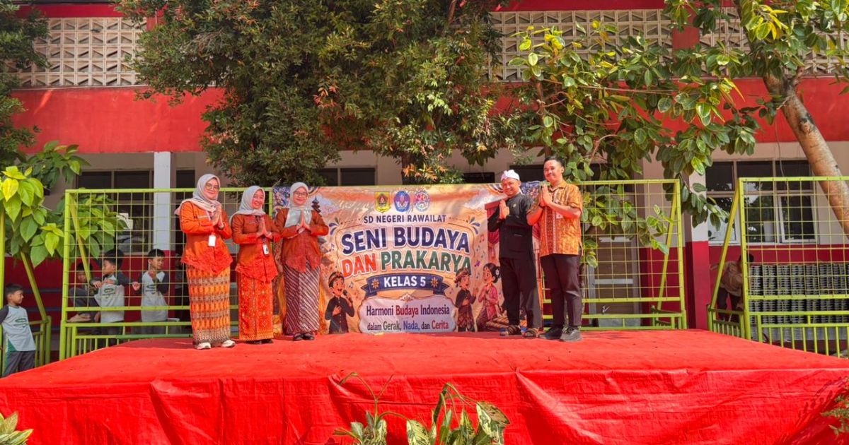 SD Negeri Rawailat Gelar Senin Budaya dan Prakarya, Tanamkan Cinta Budaya Indonesia Sejak Dini