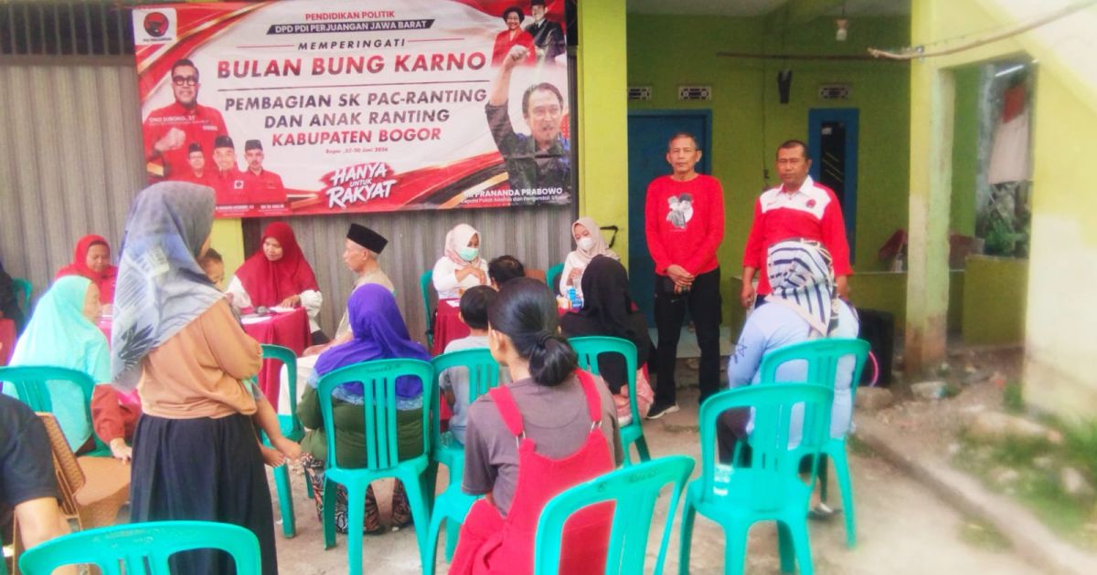 Memperingati Bulan Bung Karno 2026, PDIP Kabupaten Bogor menggelar pengobatan gratis bagi masyarakat di Kecamatan Ciawi. Kegiatan mendapat sambutan antusias warga dan menjadi wujud kepedulian terhadap kesehatan masyarakat.