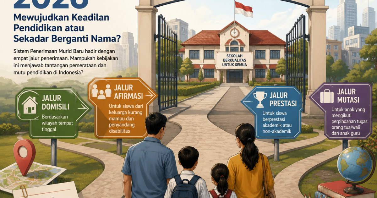SPMB 2026: Mewujudkan Keadilan Pendidikan atau Sekadar Berganti Nama?