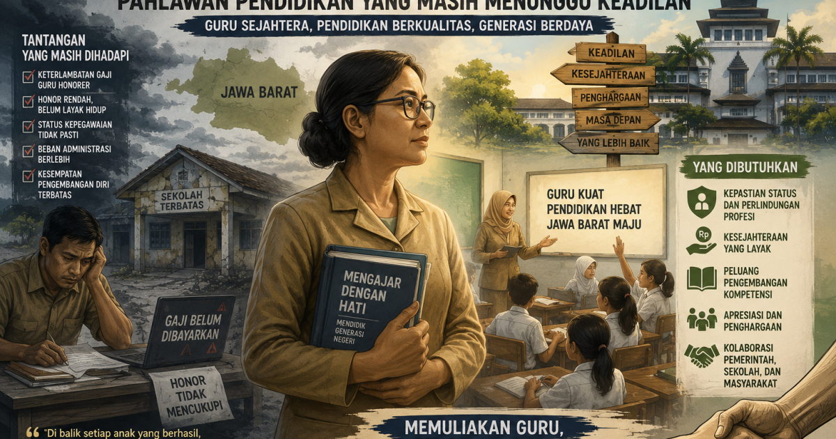 Pendidikan Berkualitas Dimulai dari Guru yang Sejahtera