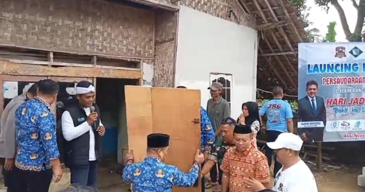 PWO menegaskan program bedah rumah di Desa Pancawati, Caringin, Kabupaten Bogor merupakan hasil gotong royong sponsor dan donatur tanpa menggunakan anggaran pemerintah daerah.