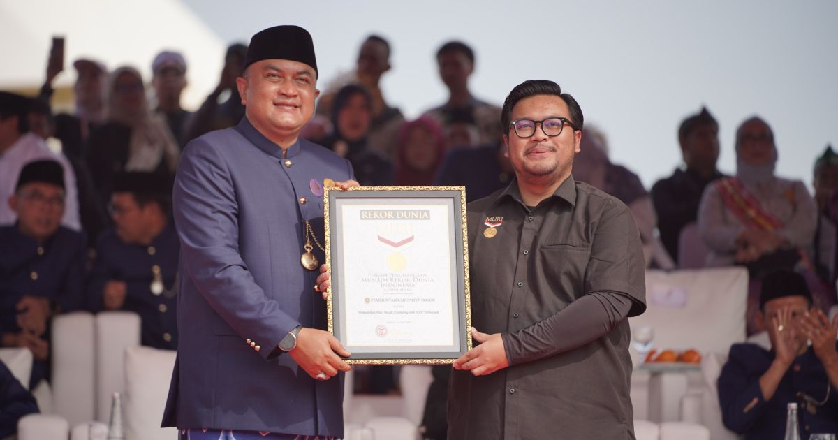 Kabupaten Bogor Raih Dua Rekor MURI di Penghujung HJB ke-544, Rudy Susmanto: Bukti Budaya dan Inovasi Berjalan Beriringan