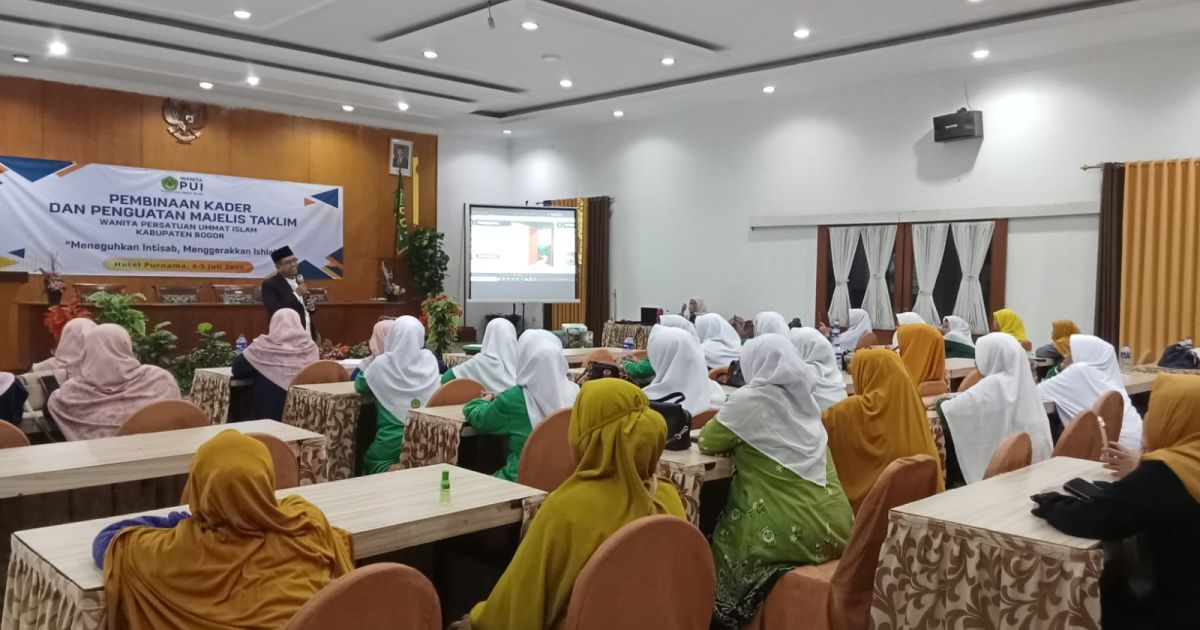 WANITA PUI Kabupaten Bogor Perkuat Kader dan Majelis Taklim Hadapi Tantangan Era Digital