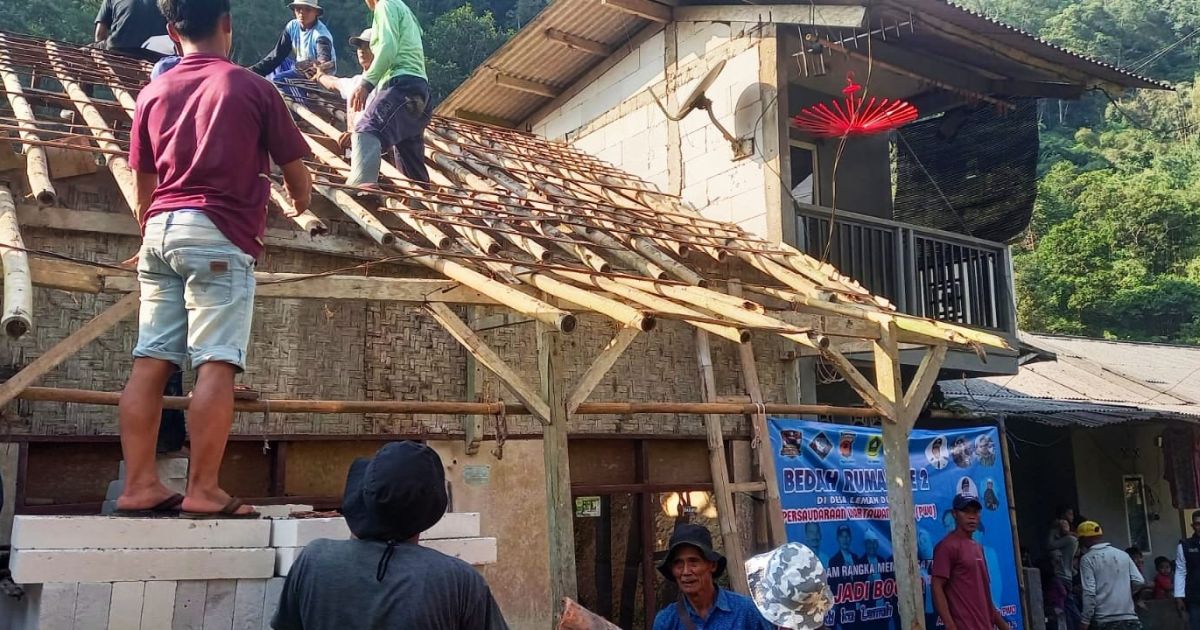 PWO Lanjutkan Program Bedah Rumah di Caringin, Wujud Kepedulian Nyata untuk Warga Kurang Mampu