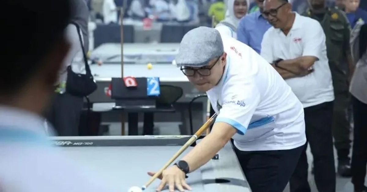 Ketua DPRD Kabupaten Bogor Sastra Winara mengapresiasi Turnamen Biliar Bupati Cup 2026 dalam rangka HJB ke-544. Selain mempererat silaturahmi dan sportivitas, turnamen ini dinilai berpotensi melahirkan atlet biliar berprestasi dari Kabupaten Bogor.