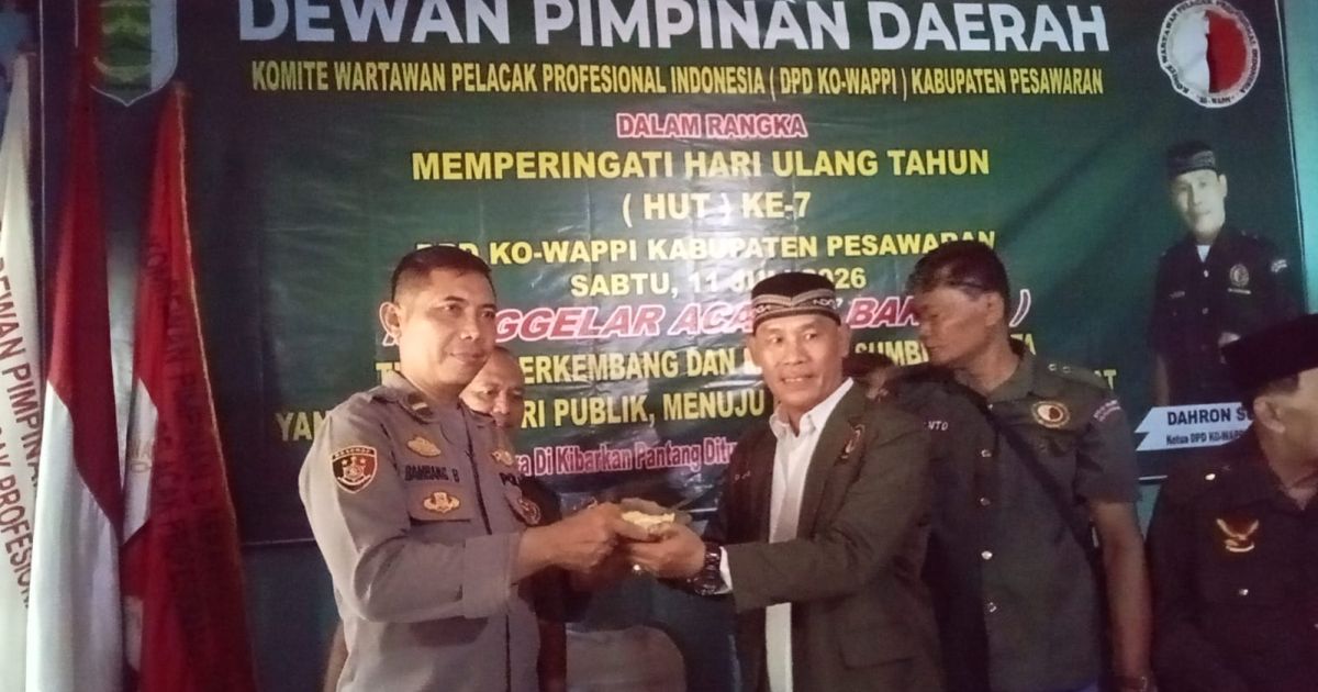 HUT Ke-7 KO-WAPPI Pesawaran, Dahron Sungkai Ajak Wartawan Junjung Profesionalisme dan Kode Etik Jurnalistik