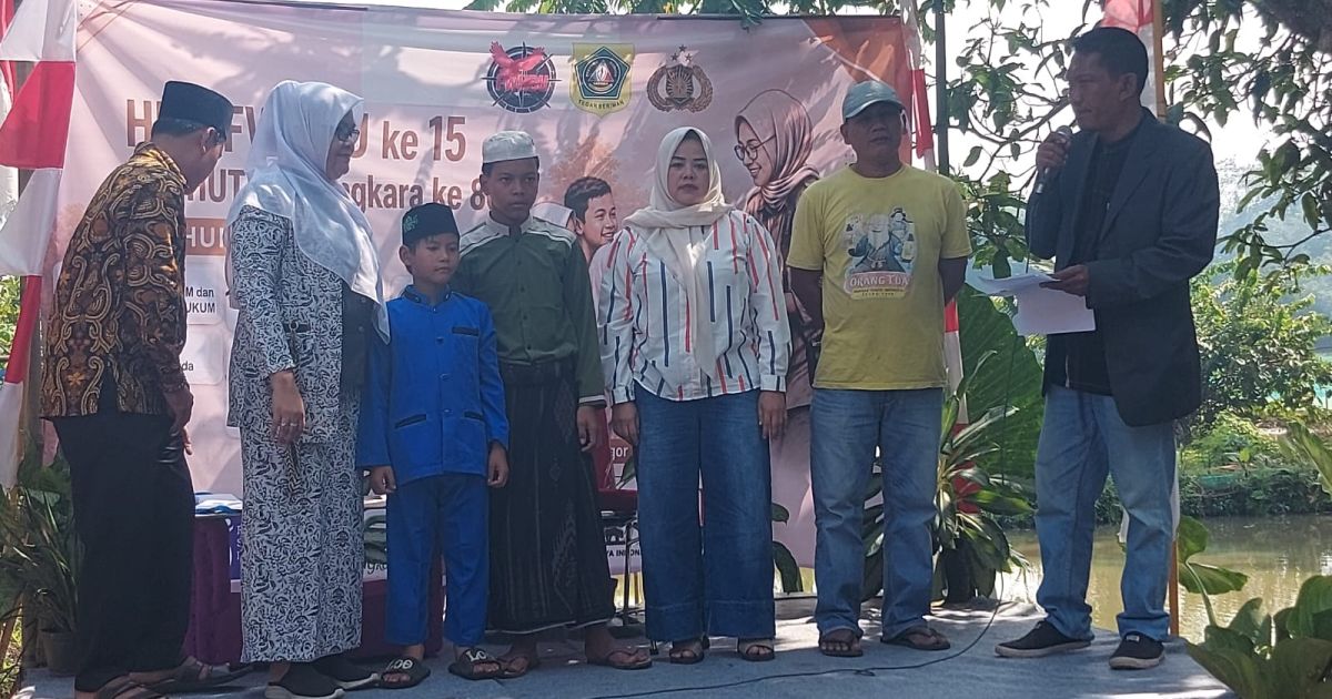 FWHBU dan Polres Bogor Santuni 34 Anak Yatim di Ciseeng, Perkuat Kepedulian Sosial dan Edukasi Hukum
