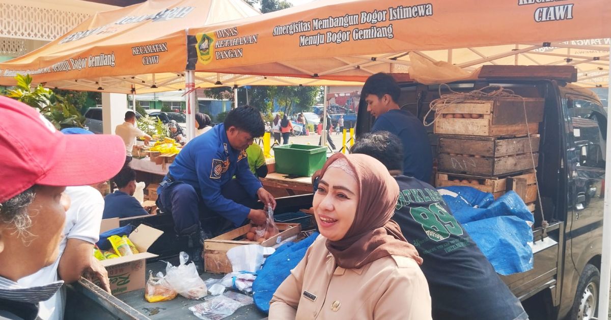 Gerakan Pangan Murah Jadi Andalan Warga Ciawi di Tengah Fluktuasi Harga Pangan