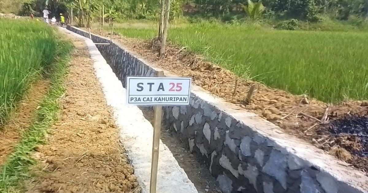 Pembangunan Irigasi P3A-TGAI di Desa Barengkok Capai 75 Persen, Diharapkan Perkuat Ketahanan Pangan Petani