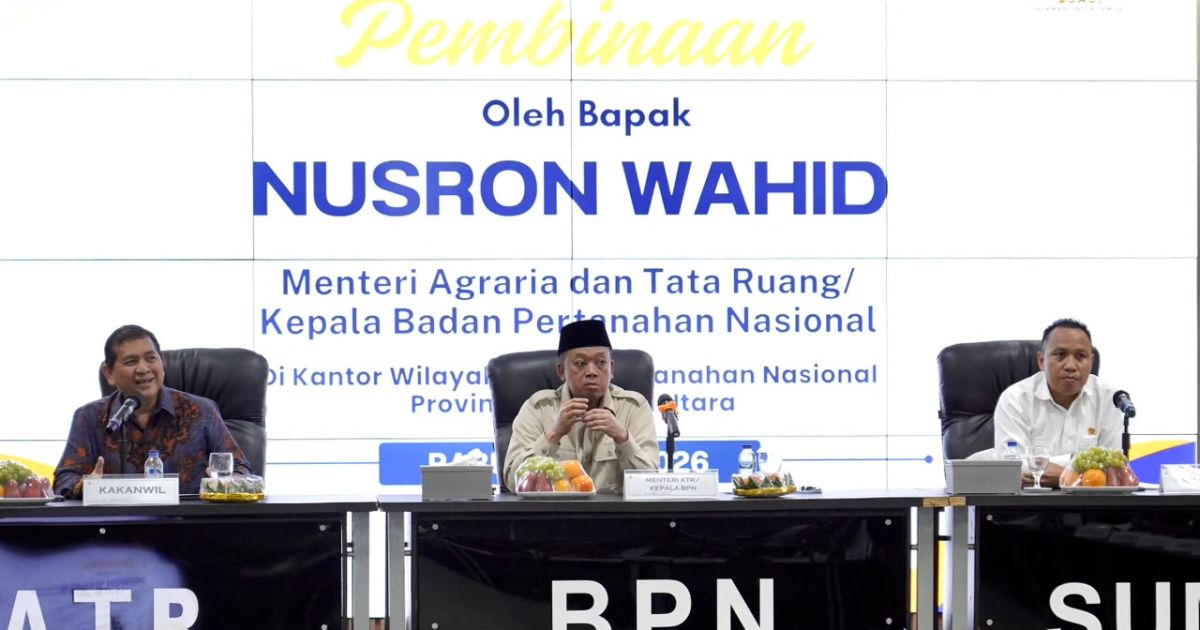 Menteri ATR/BPN Nusron Wahid Tegaskan Pelayanan Pertanahan Harus Cepat dan Transparan
